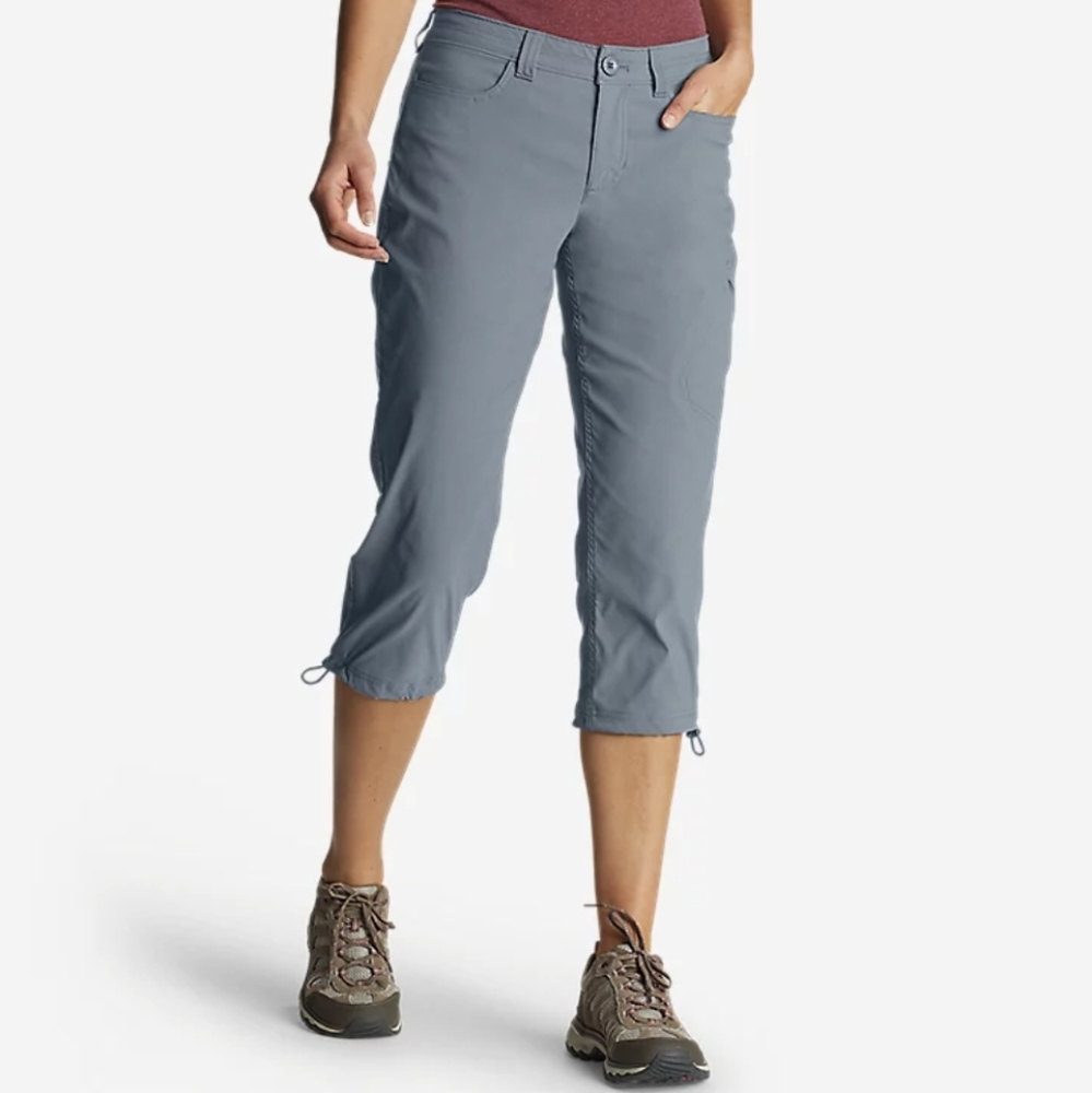 Eddie Bauer Women's Rainier Capris color Graphite